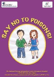 The front vocer of the "Say NO to Poisons Book"