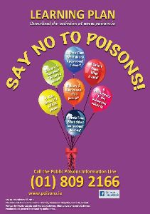 The front cover of a learning plan to teach young children about poisons.