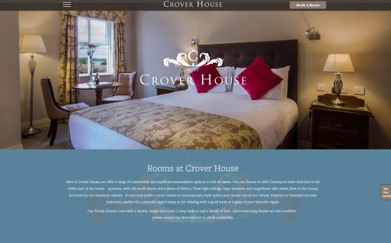 Crover House Hotel Website Image