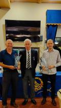 Foursomes Matchplay Winners Brendan Somers & Tony Walsh with Captain Bob Turley
