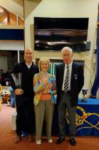 Mixed Foursomes Winners Andrew & Ann Lynch with Captain Bob Turley