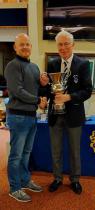 Intermediate Scratch Cup Winner Raymond Reynolds Jnr. with Captain Bob Turley