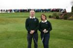 Capt Colman O'Donovan and Lady Capt Finola O'Donnell at their Captains Drive-In on Sunday 9th Jan